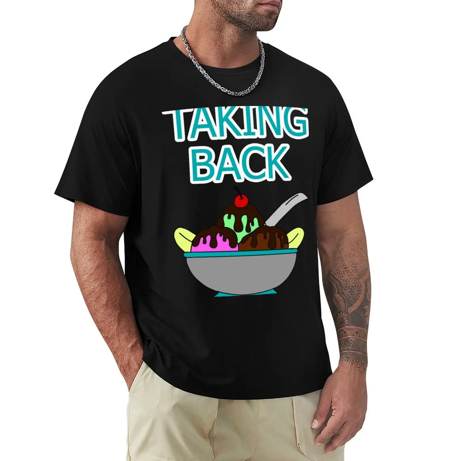 

Taking Back Sunday - Ice Cream Sundae (WHITE) T-Shirt High Elasticity Sports Tee Shirt