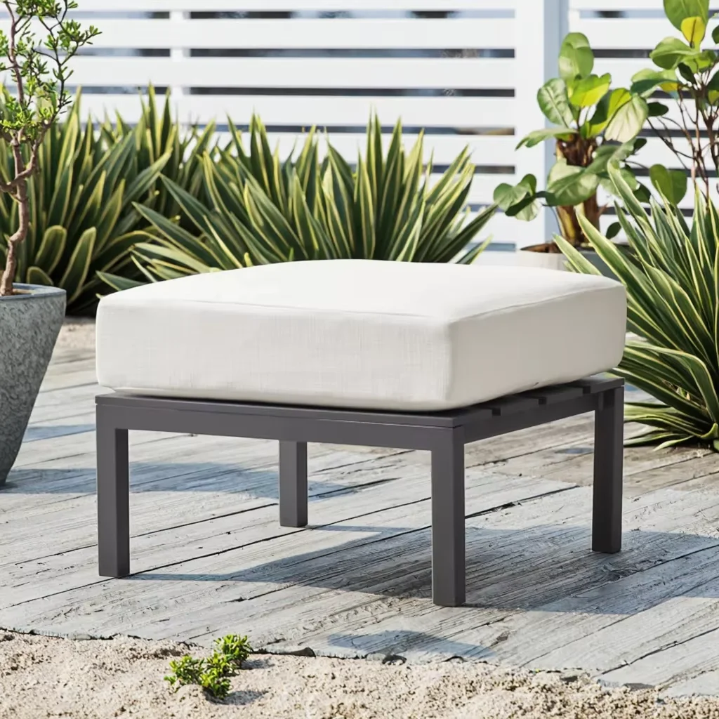 # Outdoor Furniture Aluminum Ottoman