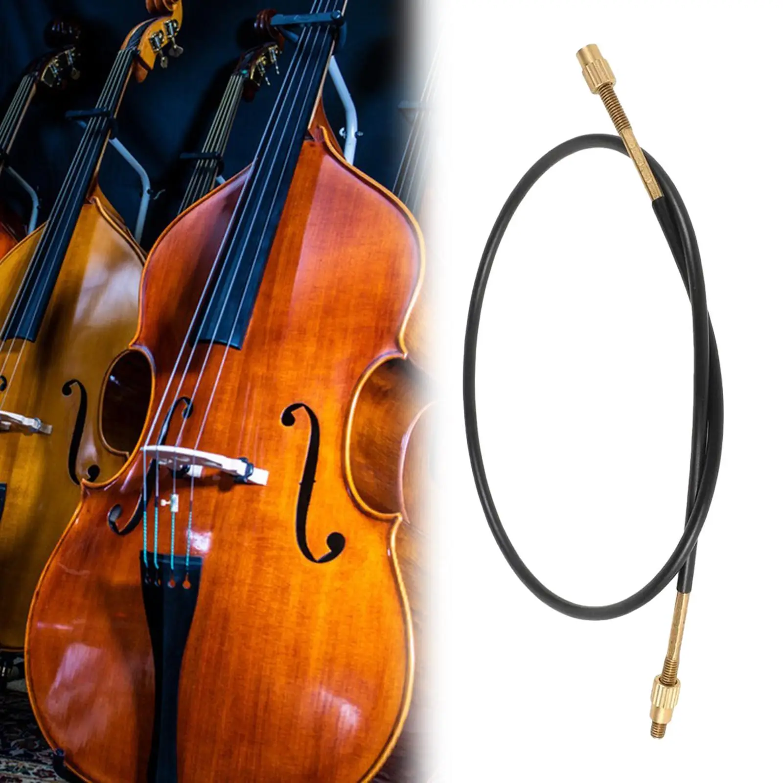 استبدال حبل ذيل الجهير مناسب للآلات الوترية، هدية خفيفة الوزن، سلسلة أسلاك فولاذية #4