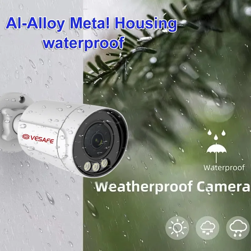 VESAFE المراقبة الخارجية تويا كيت 4 8ch 16 قناة 5mp Ip Poe كاميرا مصغرة Nvr Cctv الأمن Ip Poe نظام الكاميرا #3