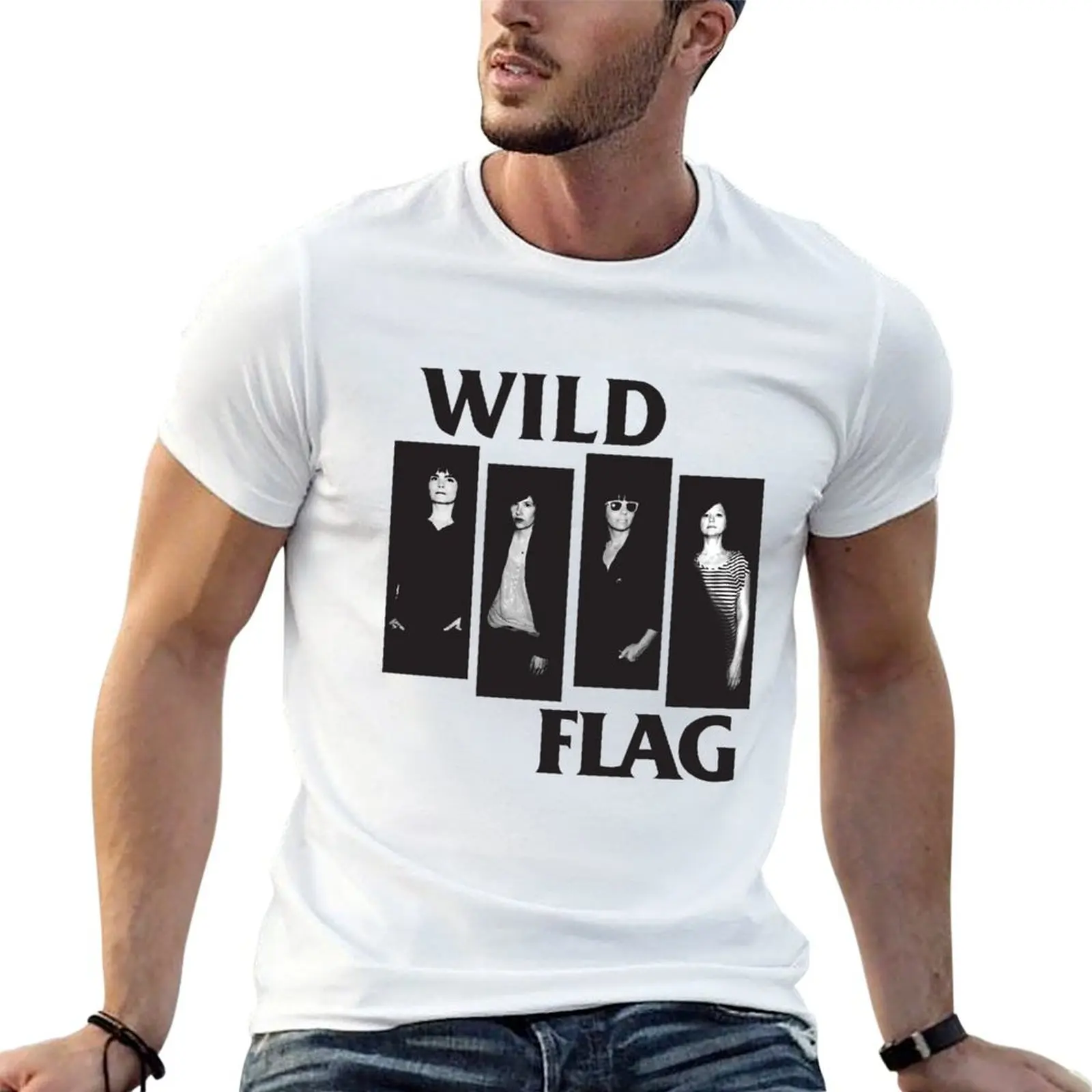 wild flag weiss carrie brownstein T-Shirt Fitness Training Breathable Tee