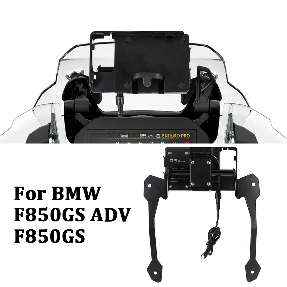 

Motorcycle GPS/SMART PHONE Navigation GPS Plate Bracket Adapt Holder For BMW F850GS ADV F 850 GS Adventure F850 GS 2018 2019