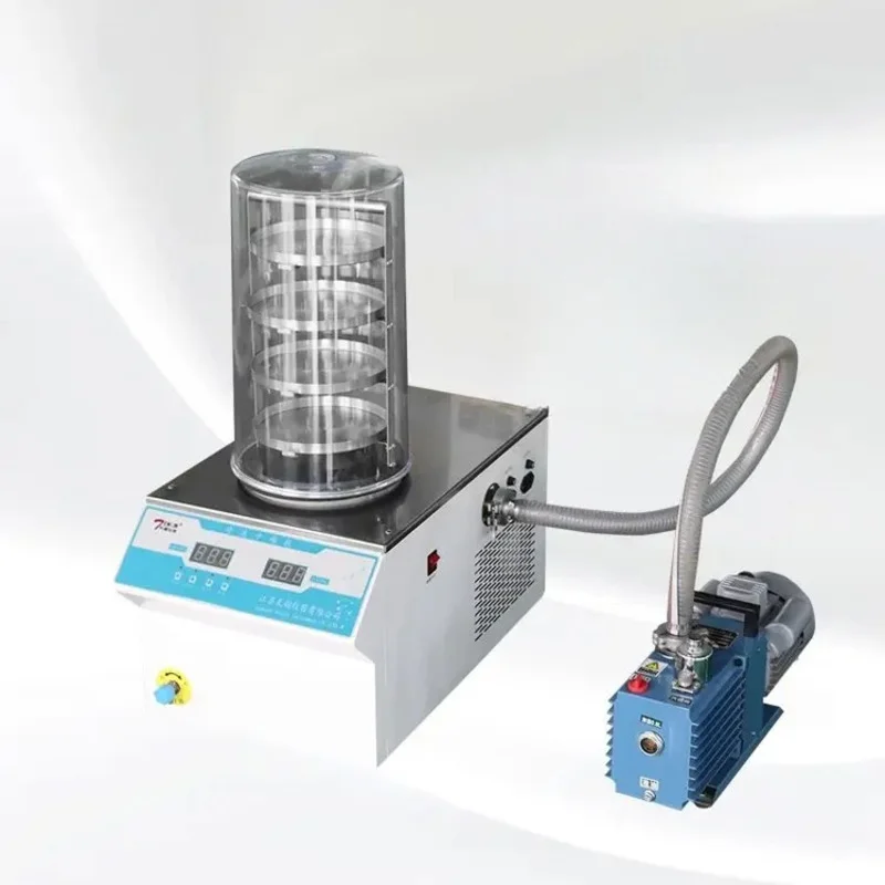 Small Vacuum Freeze Drying Machine FD Low Temperature Freeze Drying Direct Supply Experimental Type True Air freeze dryer
