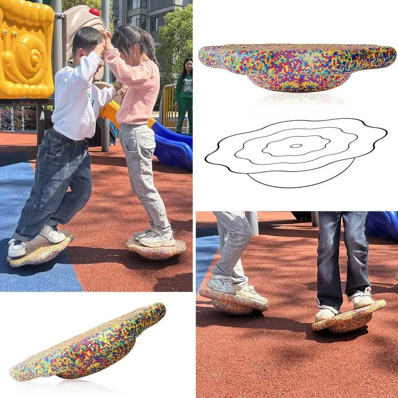 

Children Toys Balance Stone Sensory Integration Training Tactile Sensing Party Social Games Trainer Equipment for Home School
