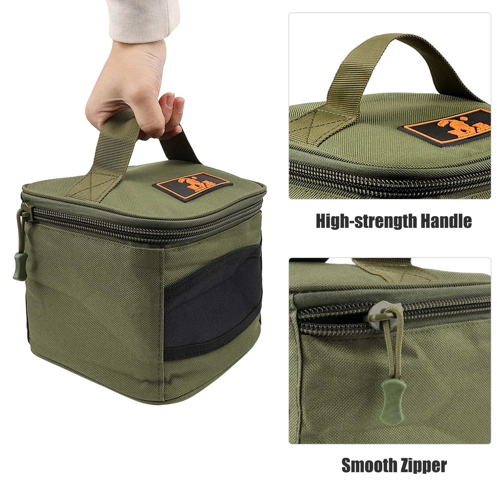 Fishing Bag Fishing Reel Storage Bag Carrying Case for 500-10000 Series Spinning Fishing Reels