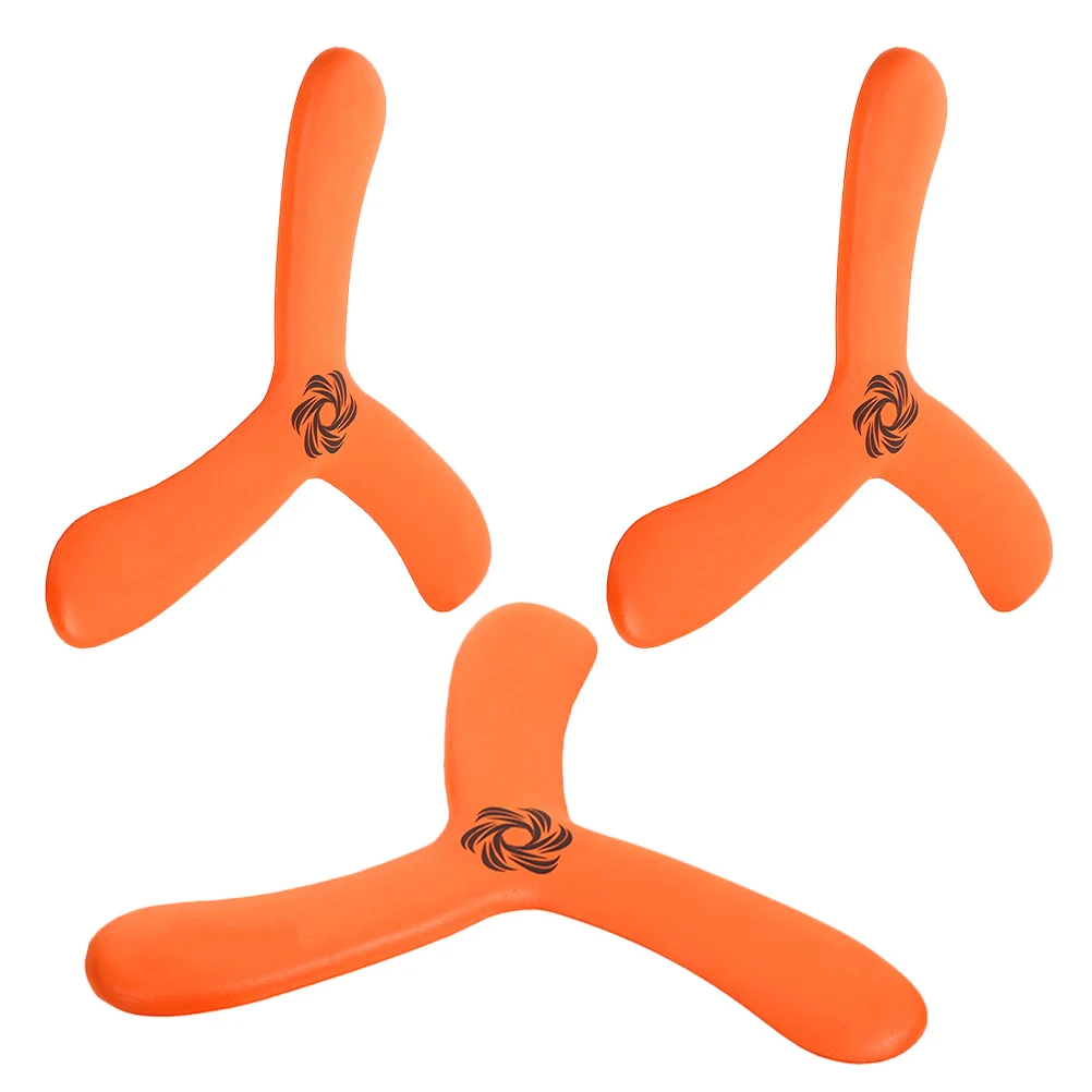 Boomerang volanti morbidi addensati da 3 pezzi Disco ricreativo all'aperto per bambini Beach Park Attività Giocattolo sportivo all'aria aperta