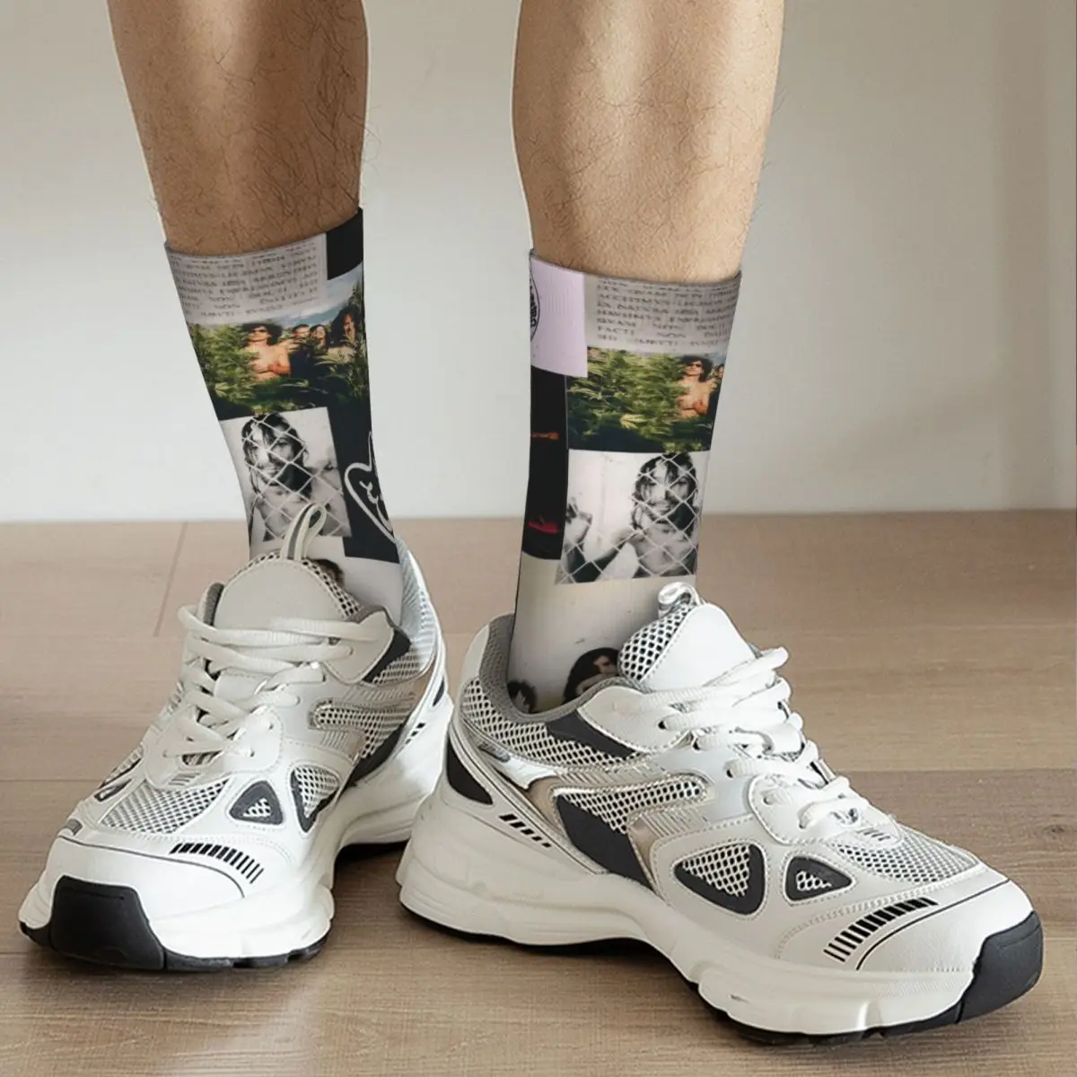Extremoduro الإسبانية هارد روك باند الجوارب جوارب الموضة الكبار الرجال لينة تنفس سكيت الجوارب الشتاء المضادة للانزلاق الجوارب #6