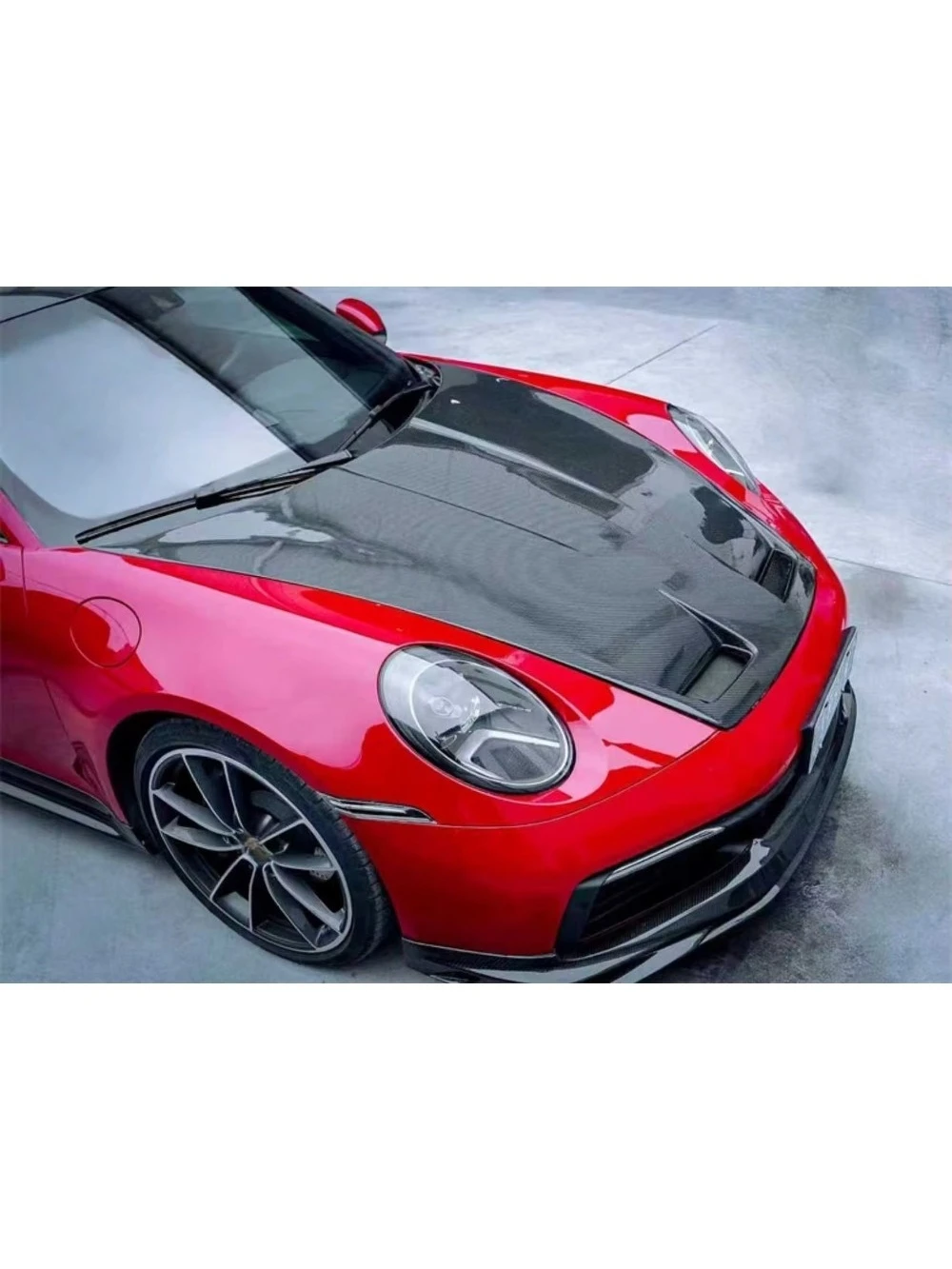 992 Dry Carbon Fiber Front Hood for 992 911 GT3 Front Trunk Lid for  911 Bonnet
