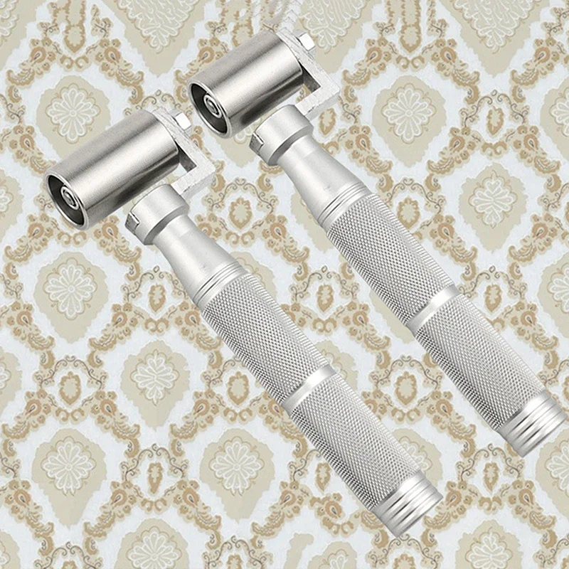 스테인리스 스틸 벽지 이음새 롤러 35mm 40mm 수공구 틈새 페인트 플레이트 휠용 압력 롤러 1개