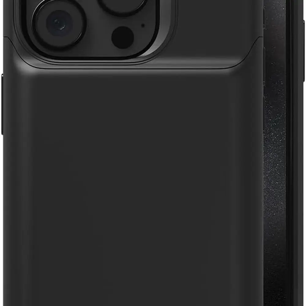

iPhone 15 Pro Juice Pack: 50% Battery Boost, 6ft Drop Protection, Eco-Conscious Black Case