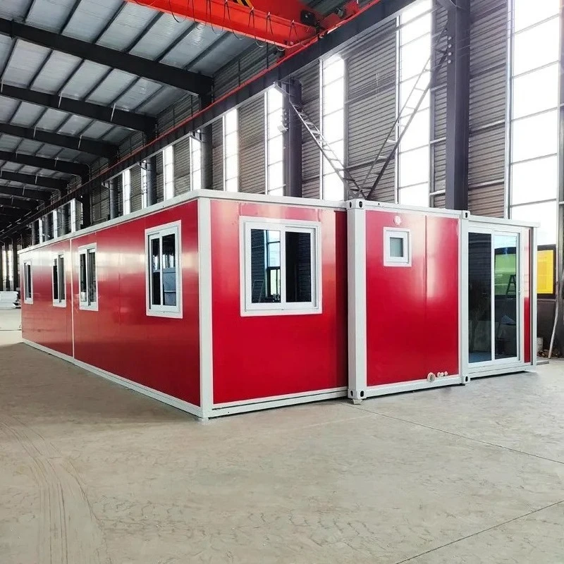 20피트 40피트 확장형 컨테이너 하우스 2~4개 침실 소형 주택, 창고 기준 준수, 주방 및 욕실 포함 할머니 플랫 판매