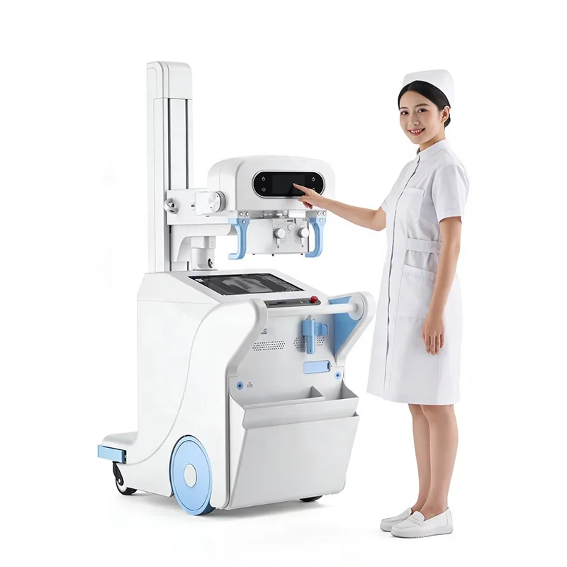 YSENMED YSX-mDR50A Mobile X-ray Medical Diagnosis Customized Low-cost Mobile X-ray Machine Mobile DR X-ray Machine