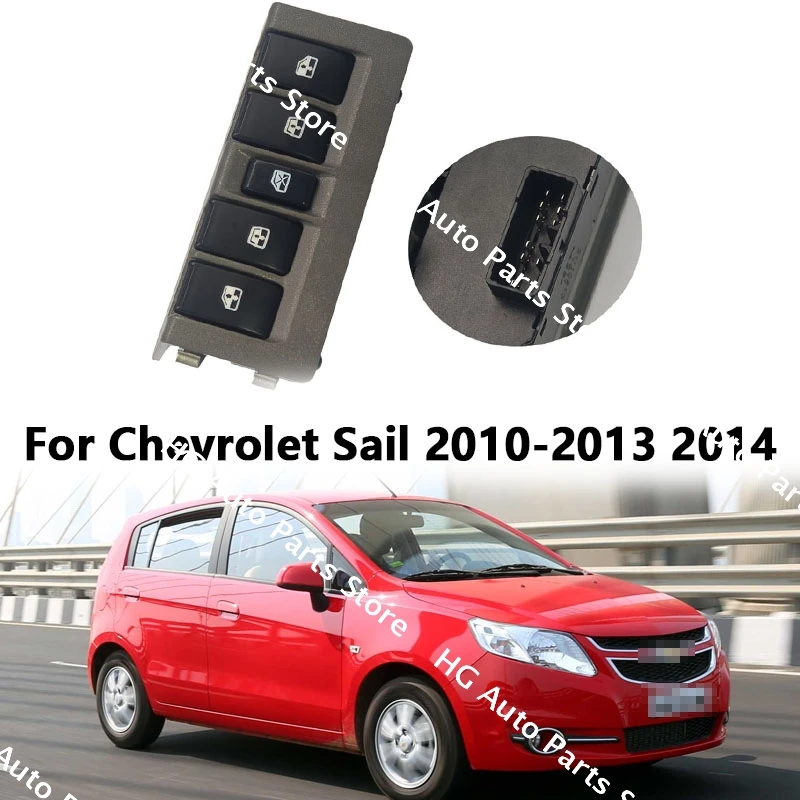

For Chevrolet Sail 2010-2014 Electric Power Master Window Switch Control Lifter Replacement Button Part Car Accessories 9005041