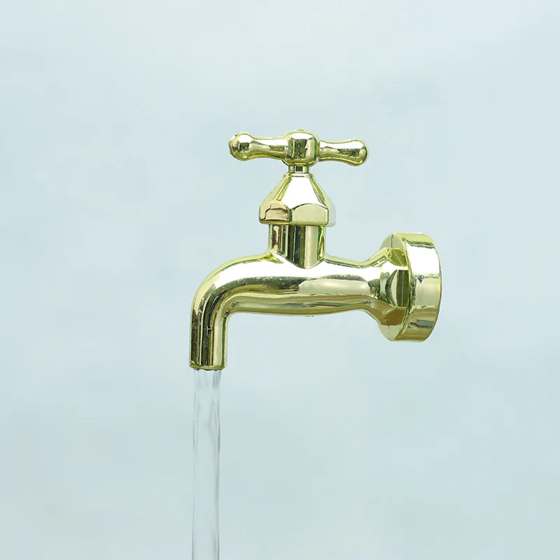 Faucet Fountain Decoration Invisible Flowing Spout Watering Can FountainYard Art Metal Outdoor Watering Gardening Art