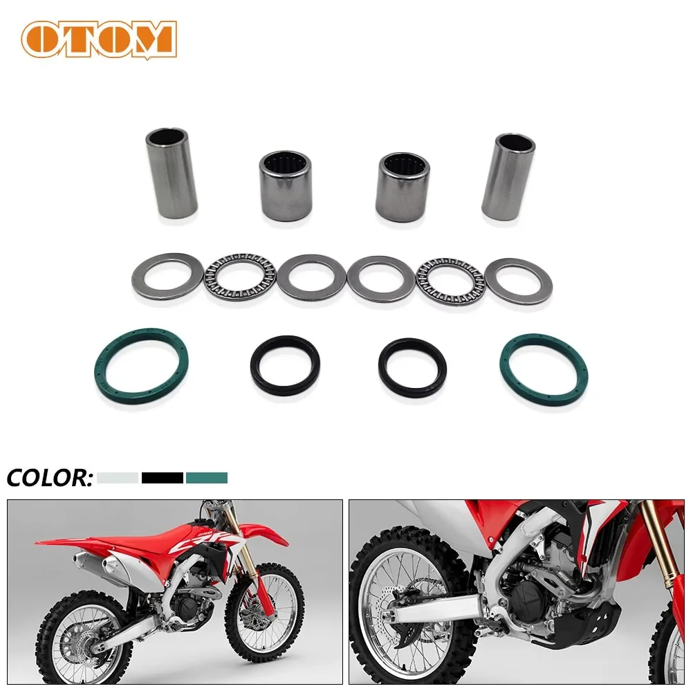 Motorcycle Swing ARM Thrust Needle Roller Bearings Oil Seal Bushing Kit Maintenance Parts For HONDA CRF CRF250R CRF250RX CRF450L