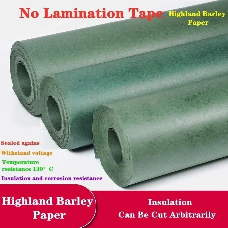 

High Temperature Non-Sticky Barley Paper for Motor Repair, Lithium Battery Insulating Paper 18650, Gaskets