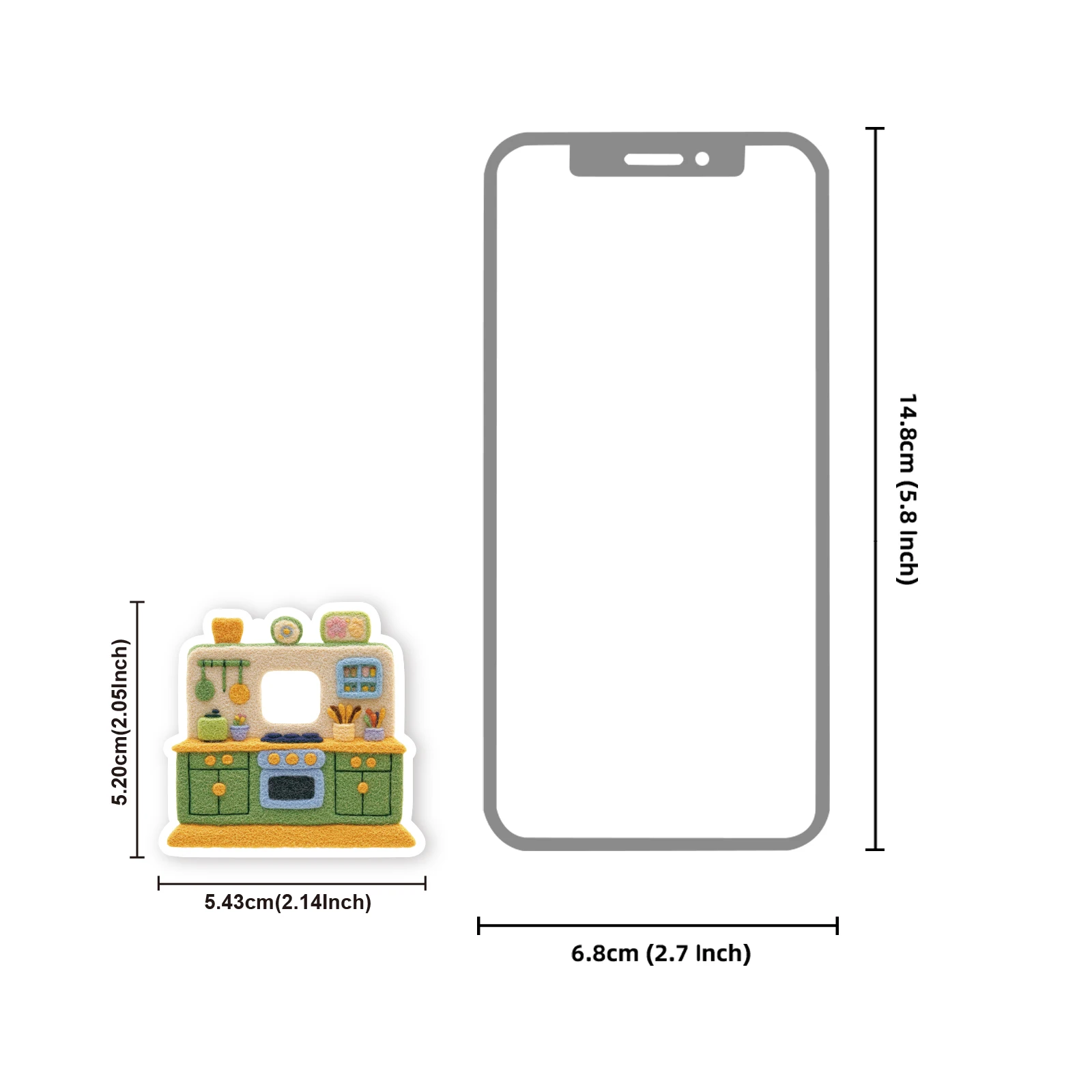 30 graziosi adesivi in feltro stile coreano per laptop, custodie per telefoni, album, bottiglie d'acqua, valigie, regali per bambini, regali di compleanno