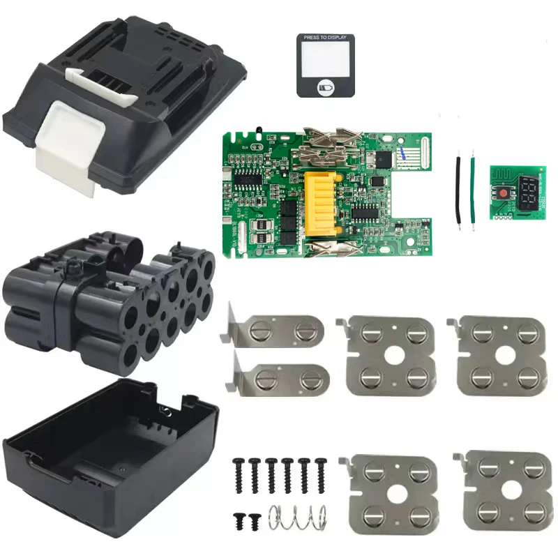 BL1830 Obudowa akumulatora do Makita 18V DIY 3.0Ah 6.0Ah 1860 1850 Shell Box z płytką BMS PCB Ochrona ładowania LED Digital BL1840