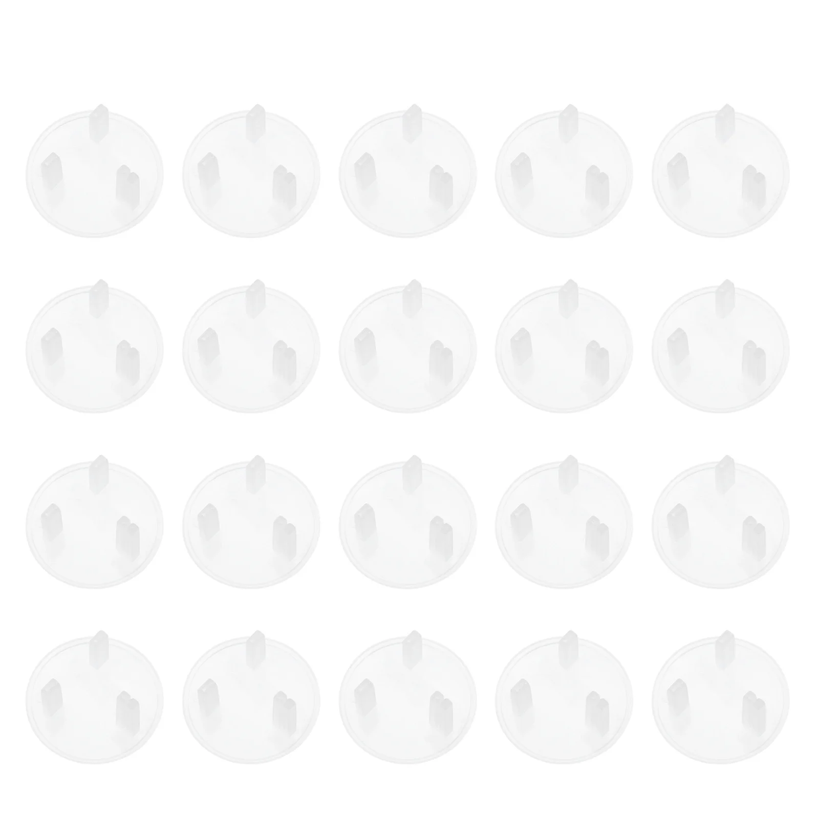 

20 шт., защитные чехлы для электрических розеток с защитой от детей, защитные чехлы для детских розеток, прочный ABS, противоударный, безопасный для детей, домашних животных