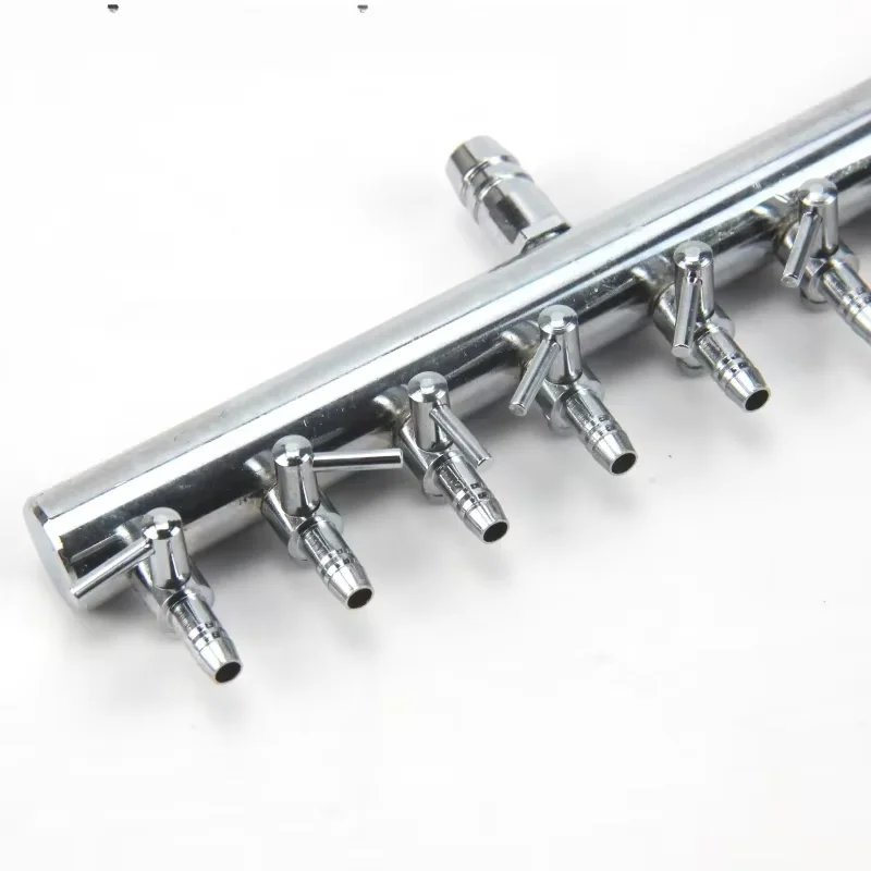 1-8 Way Stainless Steel Air Splitter Valve Aquarium Air Pump Flow Splitter Distributor Pump Valve Tap Lever Control Switch Valve