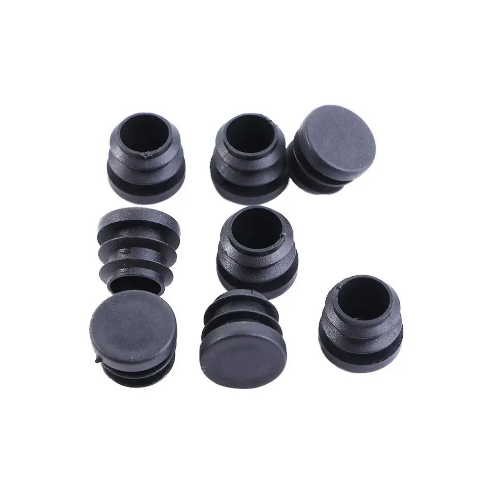 Round 10Pcs Blanking End Cap Bump Pipe Chair Furniture Leg Plug Tube Insert Plug Floor Protector Hole Cover