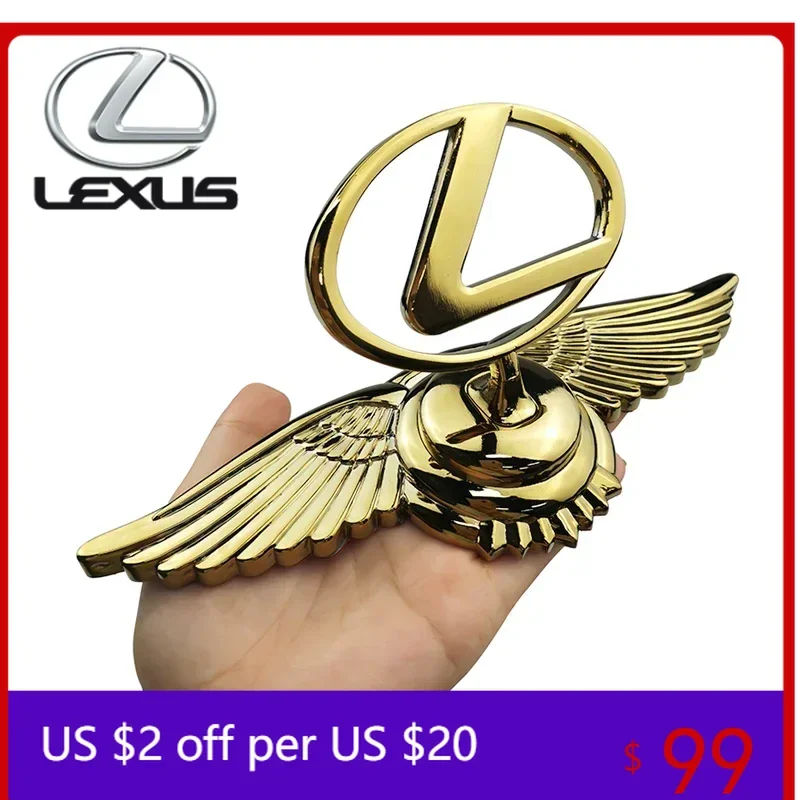 

Interior Mouldings For Lexus LS400 LS430 LX470 UX250 GS400 RX350 NX300 IS350 ES350 Auto Front Hood Bonnet Sticker Emblem Car Hea