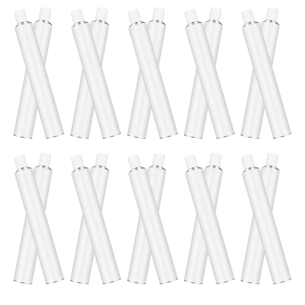 

1 set Empty Aluminum Paint Tubes Bottles Screw Caps Storage Dispensing Various Paints Lightweight Portable Reliable Quality