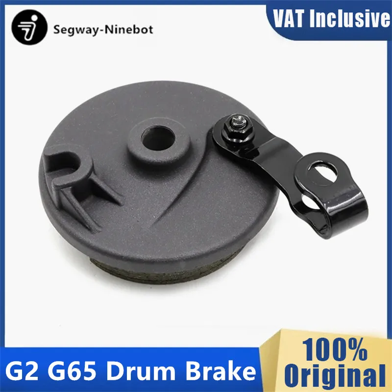 Original Front Wheel Drum Brake For Ninebot Max G2 G2E G2D G65 Electric Scooter Mechanical Brake Disc Metal Accessories ﻿