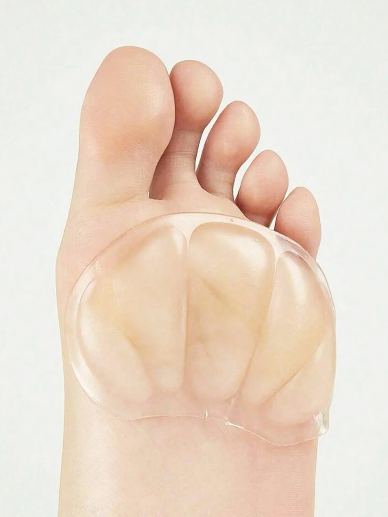 

Ball Of Foot Cushions, 2 Pcs Silicone Self-Adhesive Metatarsal Pads.Non-SlipForefoot Insole,Comfortable High Heelnserts,Forefoot