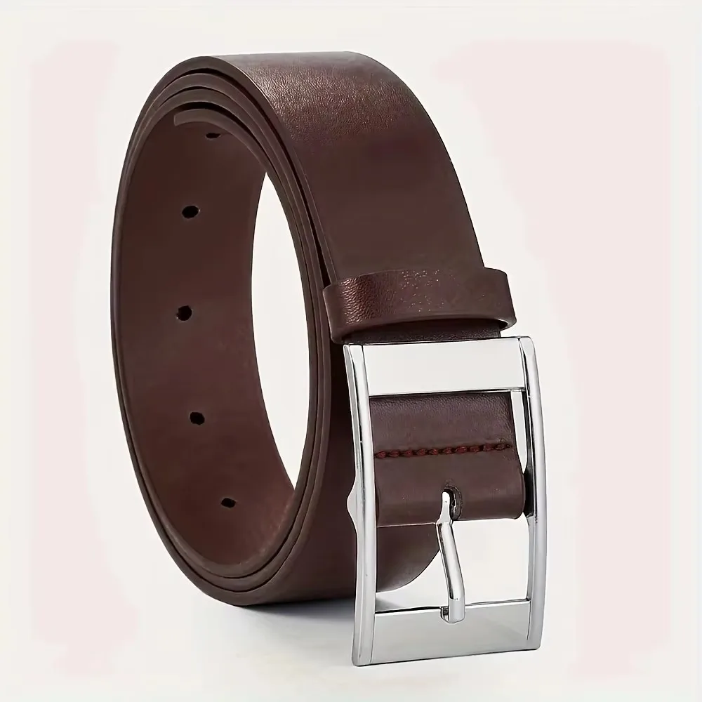 Neue Luxus Gürtel für Männer PU Leder Gürtel Metall Pin Schnalle Hohe Qualität Berühmte Marke Designer Hüftgurt Gürtel für Jeans Männer Gürtel – Detail 6