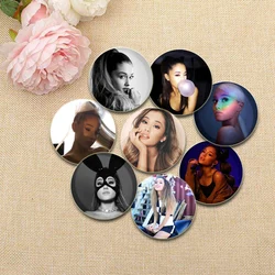 Creative Handmade Badge Singers Ariana Grande Pins HD Print Round Brooches for Backpacks Clothes Gifts Accessory 32/44/58mm