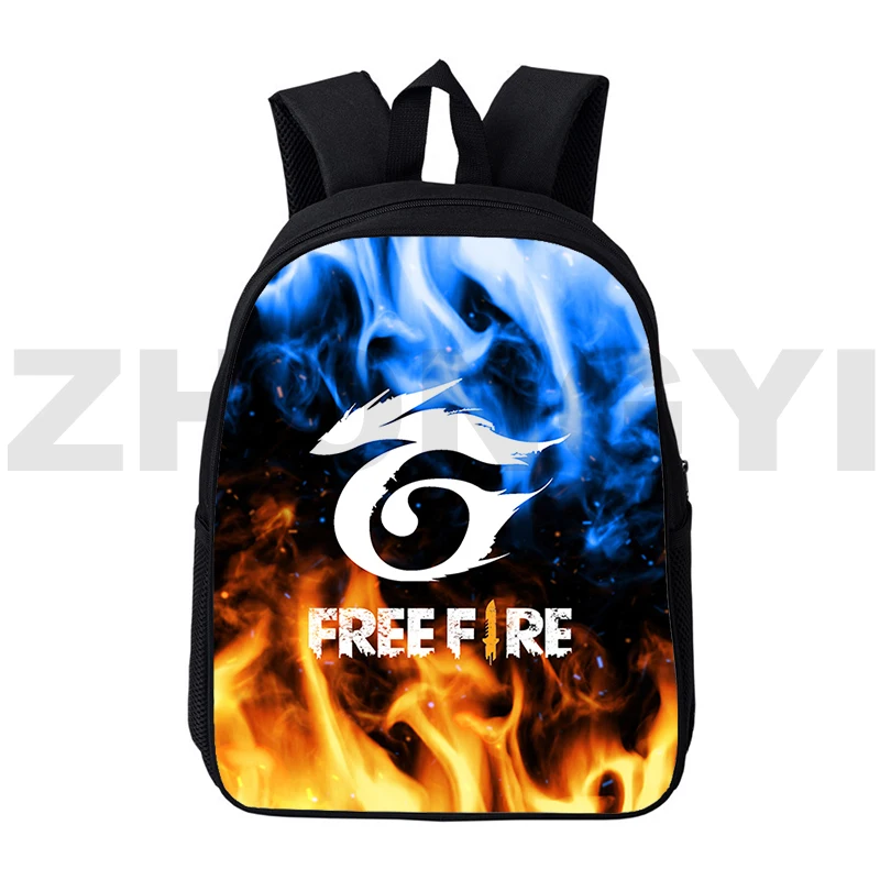 Canvas 3D Free Fire Garena School Bags for Teenage Girls Boy Game Free Fire Backpack 16 Inch Rucksack Kindergarten Travel Bag