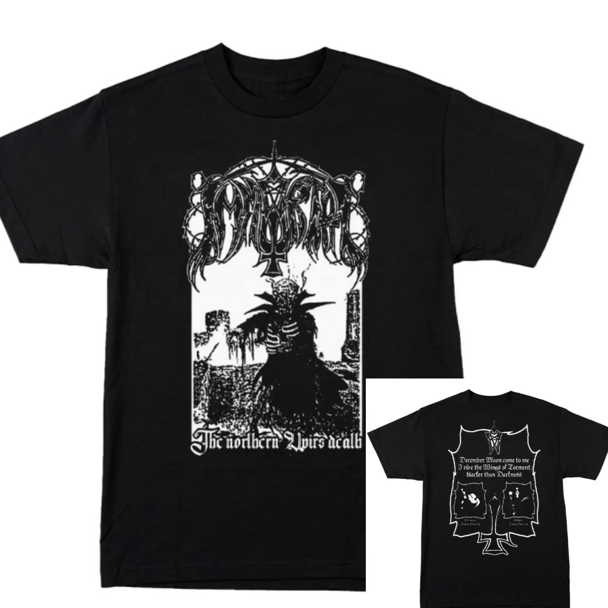IMMORTAL At The Heart of Winter Band T-Shirt Cotton Graphic Tee Men Women Summer Streetwear