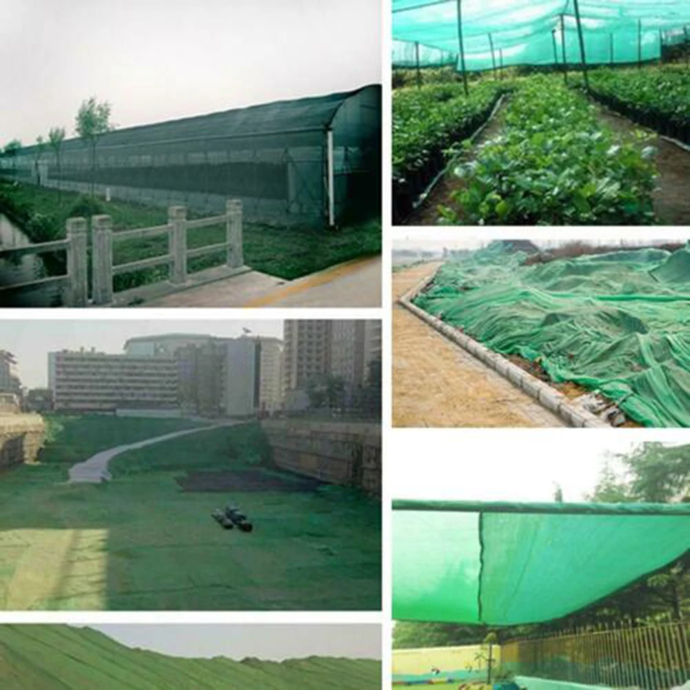 4*5M 2-Pin Green Dust-Proof Net Crops Plant Fruit Garden Mesh Construction Site Cover Earth Net Environmental