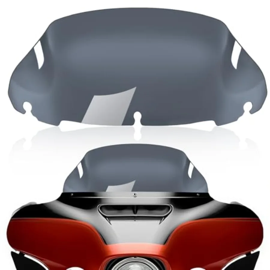 

Motorcycle Wave Windshield Windscreen Wind Splitter Compatible For 2014-2023 Harley Davidson Touring Street Glide Electra Glide