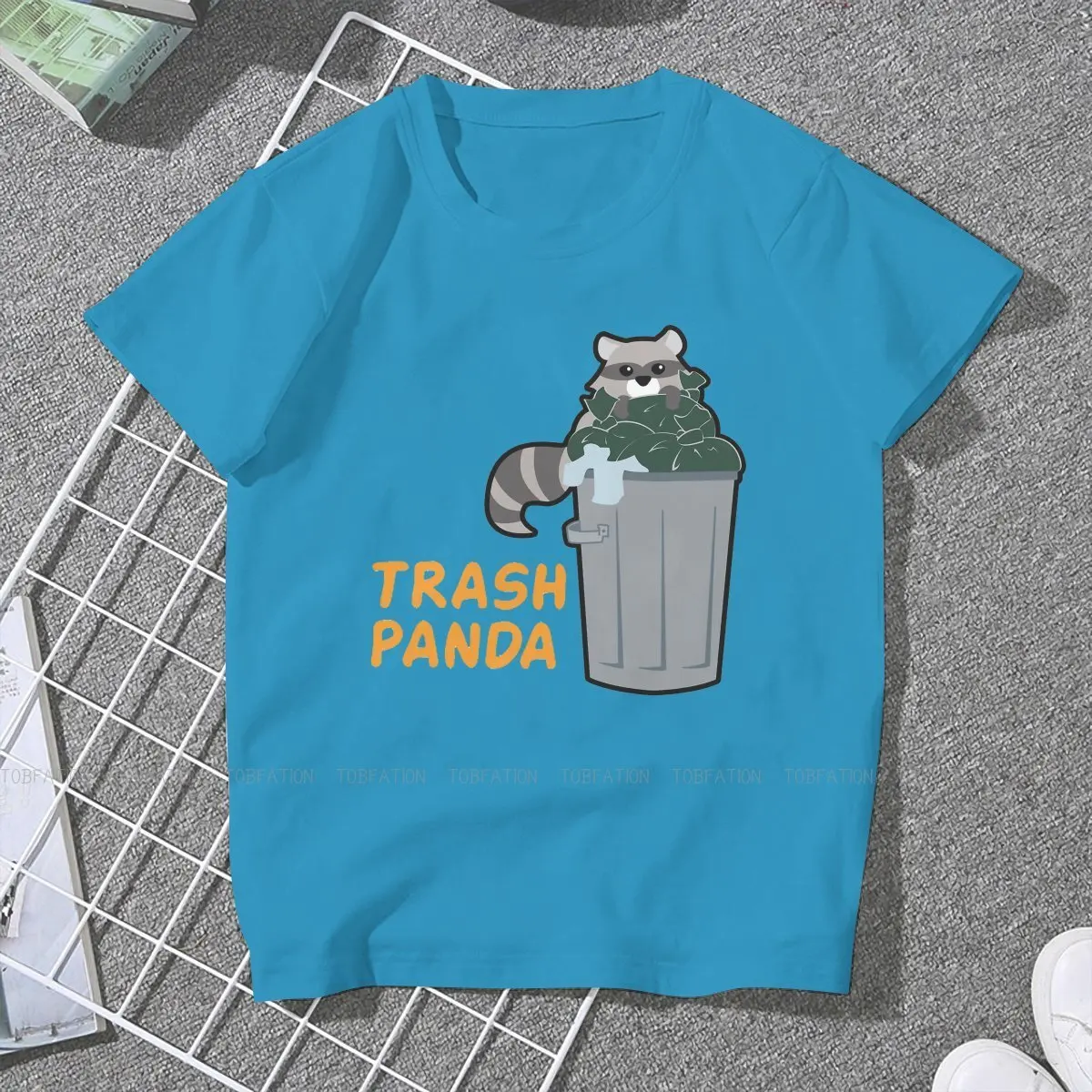 Team Trash Panda Special TShirt for Girl Raccoon In North America Cute Comfortable Hip Hop Graphic  T Shirt Short Sleeve Ofertas