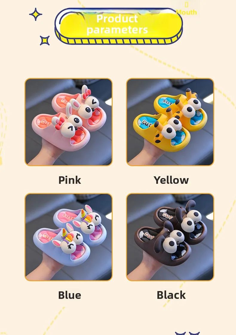 Neue Sommer-Kindersandalen: Rutschfeste, weiche Baby-Slipper für Mädchen und Jungen – Ideal für Strand, Innenbereich und Bad – Eltern-Kind-Sandalen – Detail 8