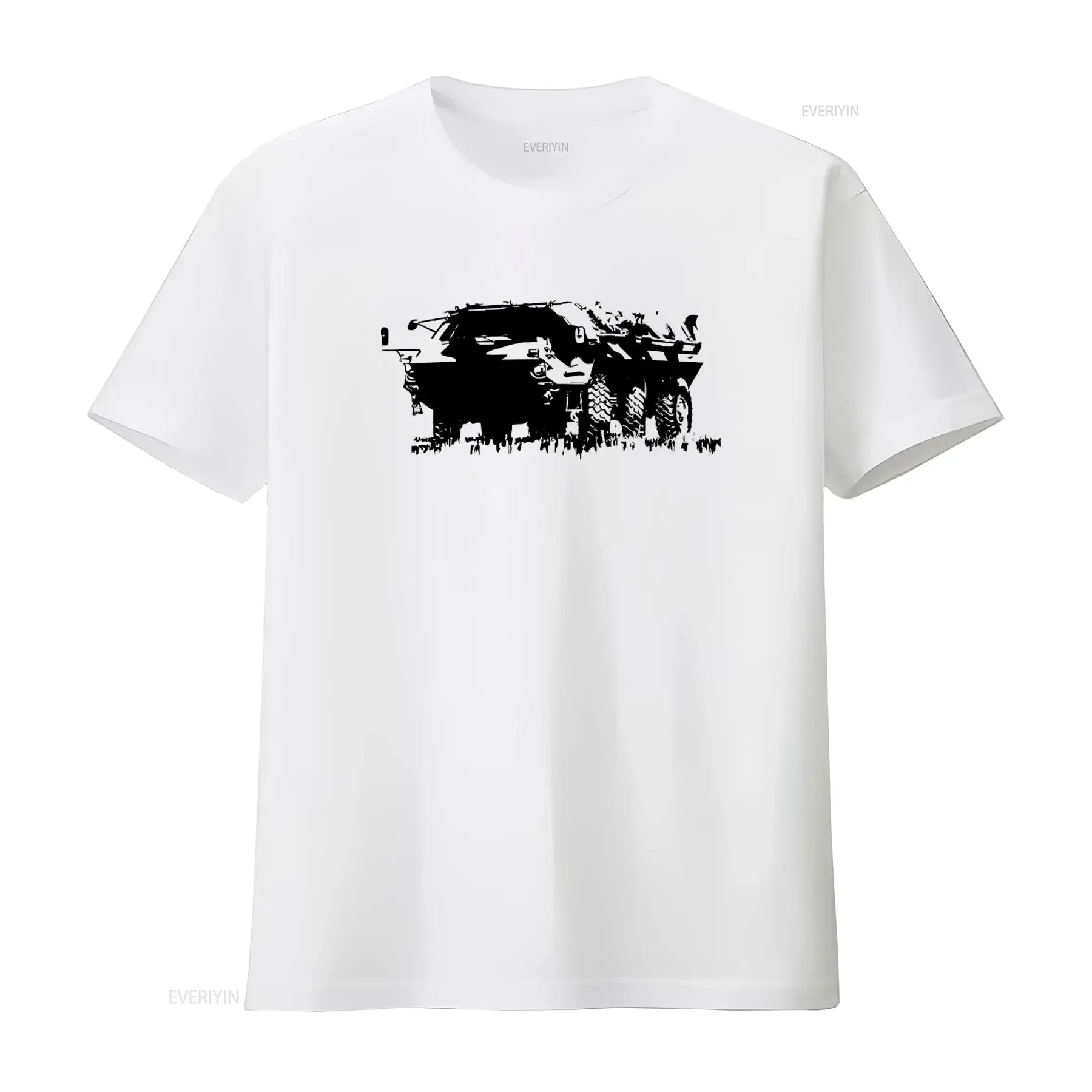 Military Vehicle BW TPz Bundeswehr Transport Tank Fox T Shirt for US Market vintage Washed streetwear Unisex Stylish Casual