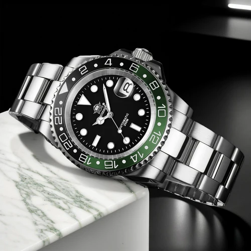 Imagen 2 del producto Reloj Automático ADDIESDIVE de lujo para hombre, reloj mecánico 8215, bisel de cerámica de dos tonos, relojes de buceo analógicos superluminosos para hombre