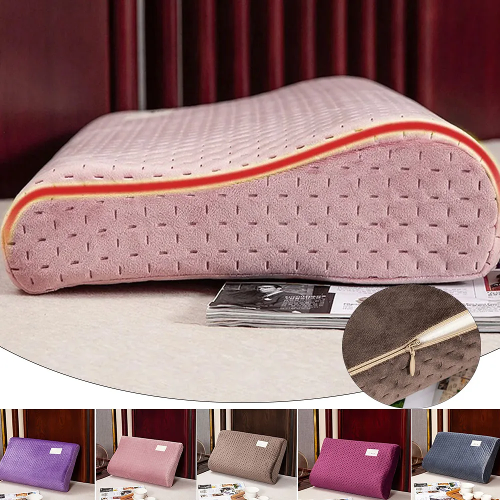 

1PC Latex Pillow Covers Waterproof Zippered Cotton Pillow Case Latex Pillowcase Quilted Contour Pillow Cover Protector 베개커버