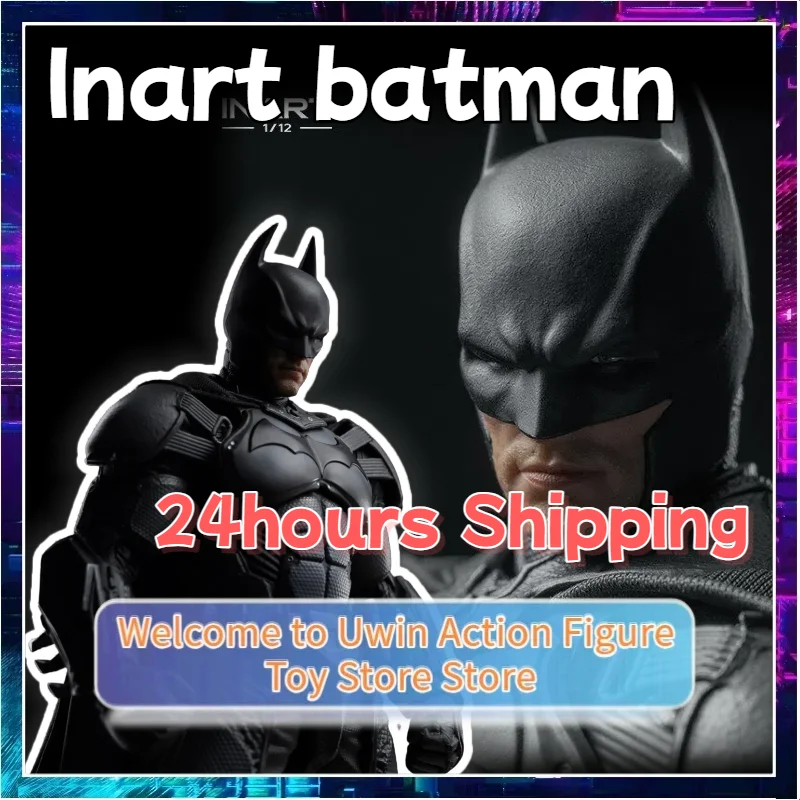 

[24Hours Shipping] Genuine INART "Batman: Arkham Origins" Batman 1/12 Scale Movable Doll Soldier Model Toy Collection Gift