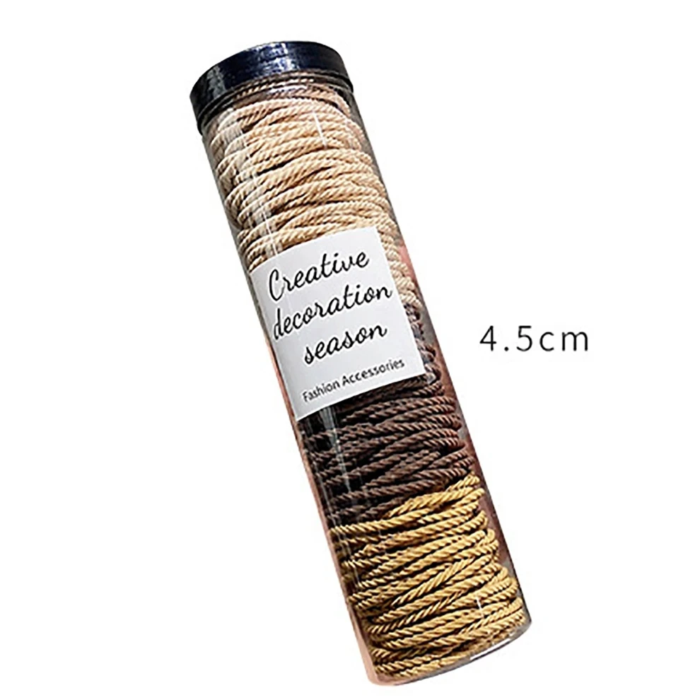 100pcs/lot Hair Bands Solid Color Elastic Rubber Band Hair Band Headband Scrunchie Hair Accessories for Hair image 6