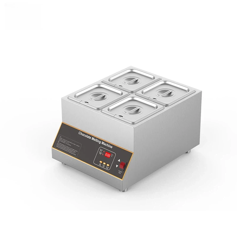 CE Certified Electric Chocolate Melting Machine New Condition Snack Machine with Cheese Butter Heater Pots