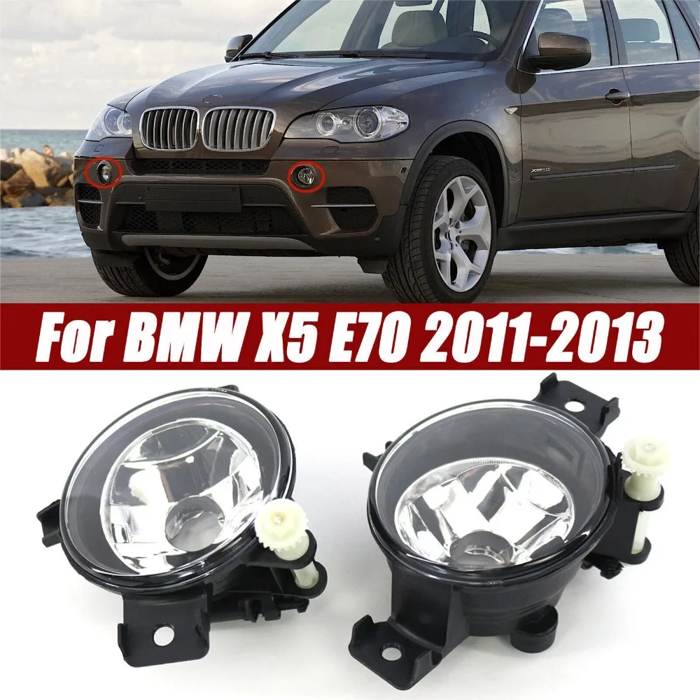For BMW X5 E70 Sport Package 2011 2012 2013 LCI Fog Light Housing Lamp Car Front Fog Light Lamp OEM 63177224643 63177224644