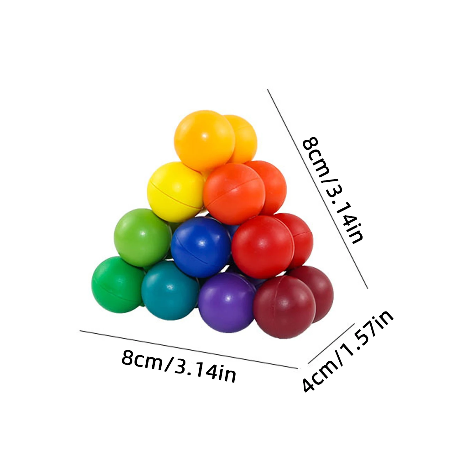 Wszechstronna kula antystresowa Puzzle Cube Ball Puzzle Party Nowe i unikalne zabawki antystresowe dla dzieci