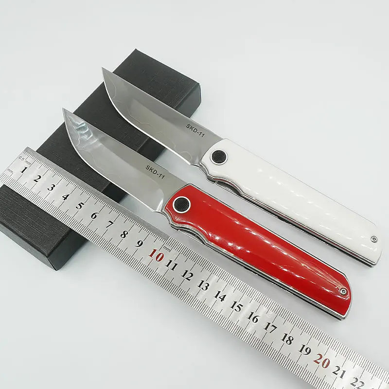 

Портативный карманный нож для улицы с ручкой из смолы, высококачественный EDC для кемпинга, охоты, острый инструмент для выживания