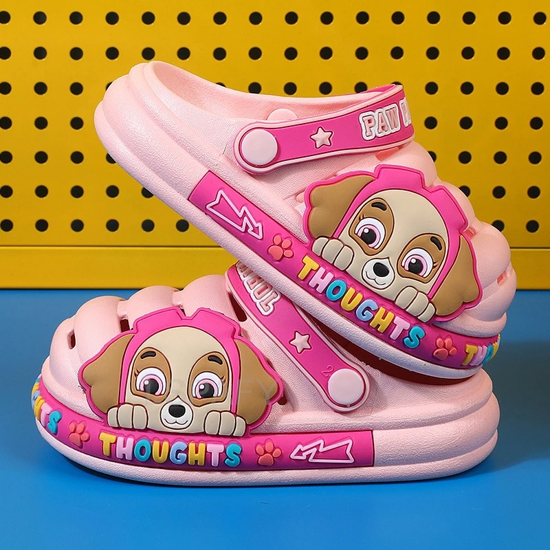 Genuine Paw Patrol sandali antiscivolo bambini estate Kawaii pantofole da spiaggia Marshall macerie Skye Rocky Slipper scarpe con suola morbida