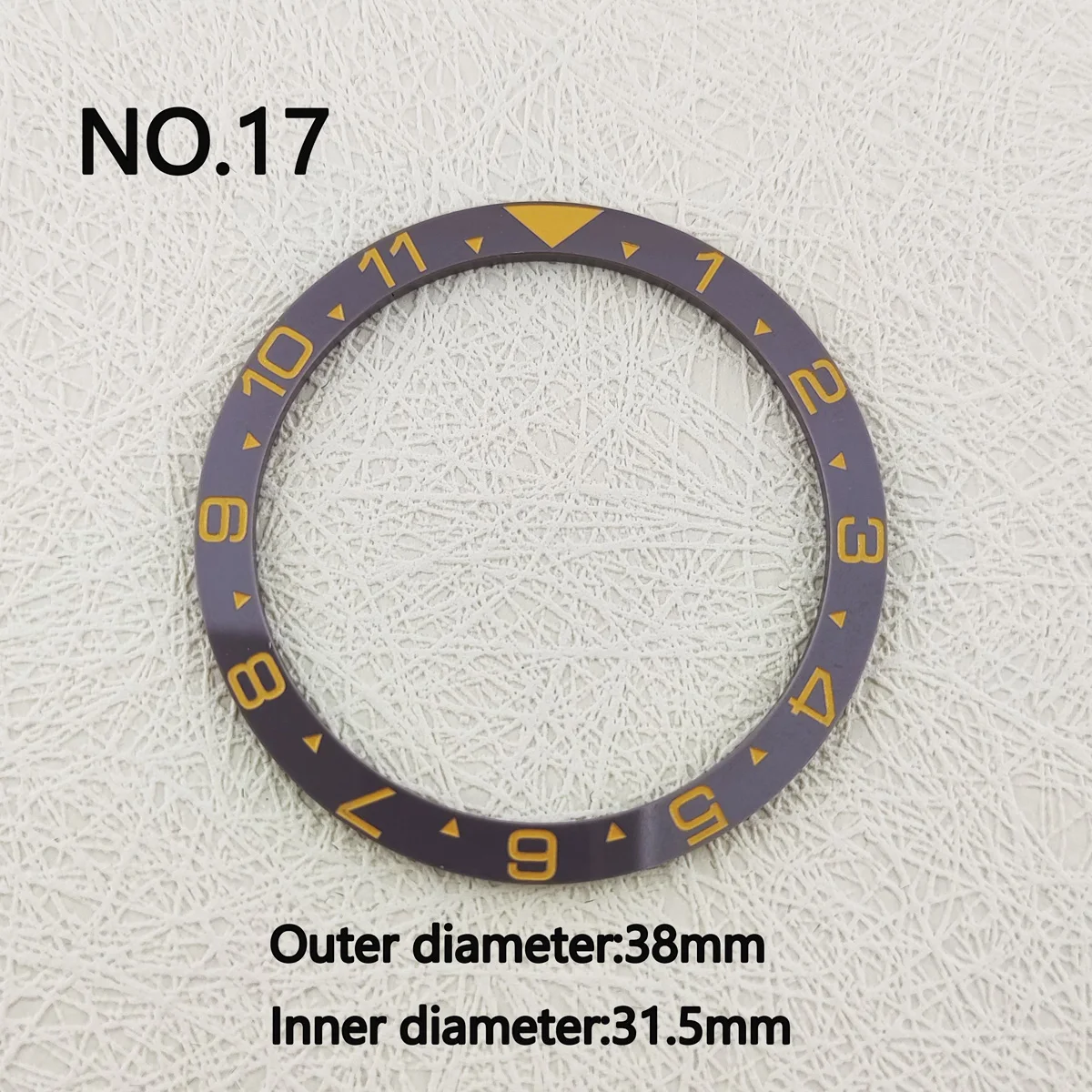 Плоская керамическая вставка для рамки 38 мм * 31,5 мм изменение для часов SKX007 запасные части для часов светящиеся кольца наклейки