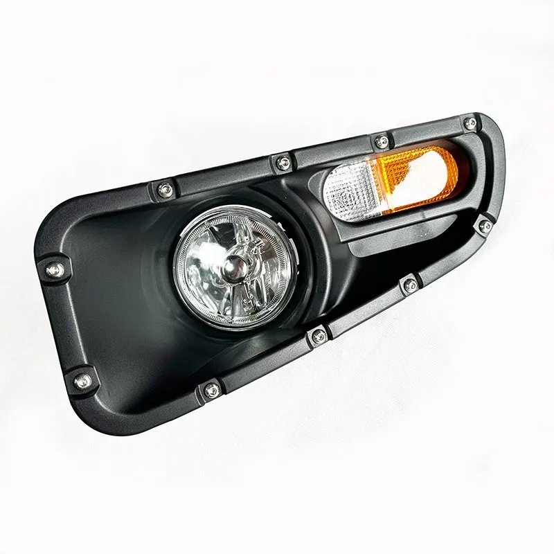 For New 12V Universal Fitment Off-road Racing Front Bumper Modification Kit With Fog Light Covers