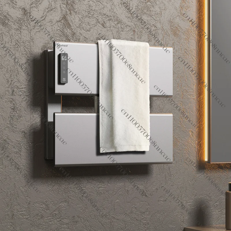 Large panel intelligent electric towel rack graffiti toilet bathroom disinfection drying towel rack